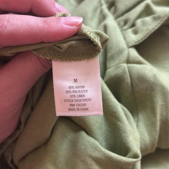 Elegant Green Strapless Dress - Picture 6 of 6